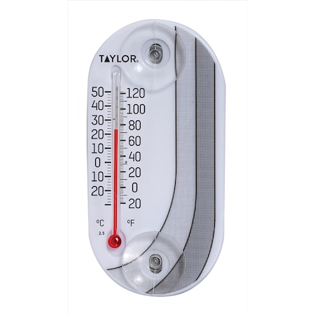 Taylor Taylor Tube Thermometer Plastic White 4 in. 4763